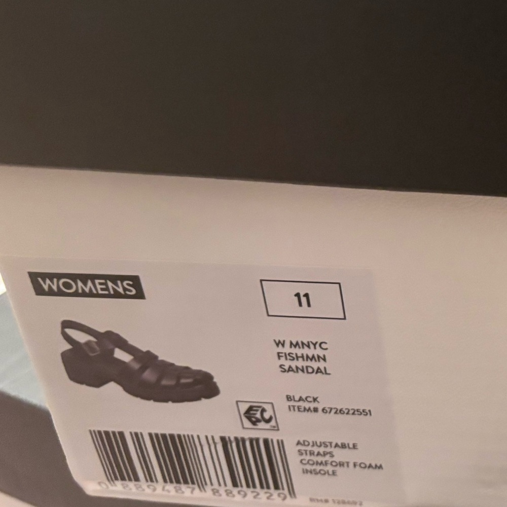 Trendy Black Platform Sandals - Picture 8 of 8